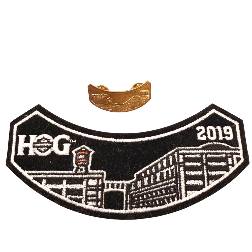 Harley Davidson HOG 2019 Patch and Pin Set Harley Owners Group